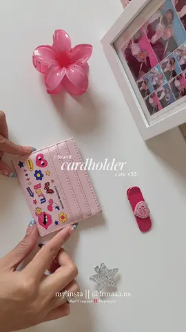 gemash sekali cardholder niee 🎀🌷🩷 ⋆｡‧˚ʚ🍒ɞ˚‧｡⋆ #cardholder #dompetkartu #walletcard @CartexBlanche 