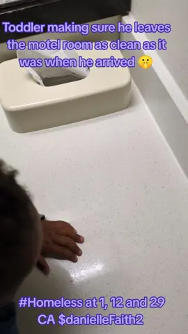 He's a sweet heart and just wants to help in any way he can. I know it's just play, but playing can still be productive learning moments even for a homeless toddler. I'm doing the best with what we've got.  I'm extremely gracious for all of you here following our journey.  #Home #homeless #toddlersoftiktok #greatful 