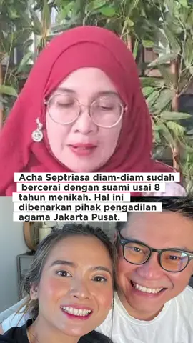 Diam-diam acha septriasa sudah bercerai dengan suami sejak mei 2025