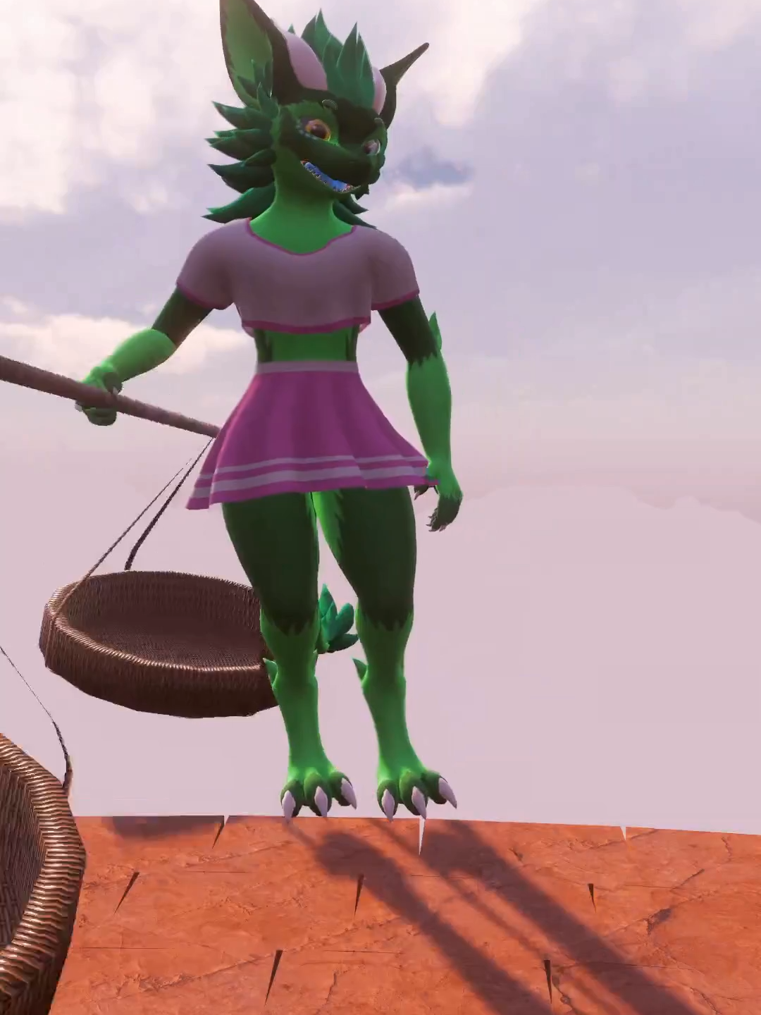 Thus Eoki died... for 24 hours... he'll be back!#femboy #vrchat #furry #nardoragon #themonument