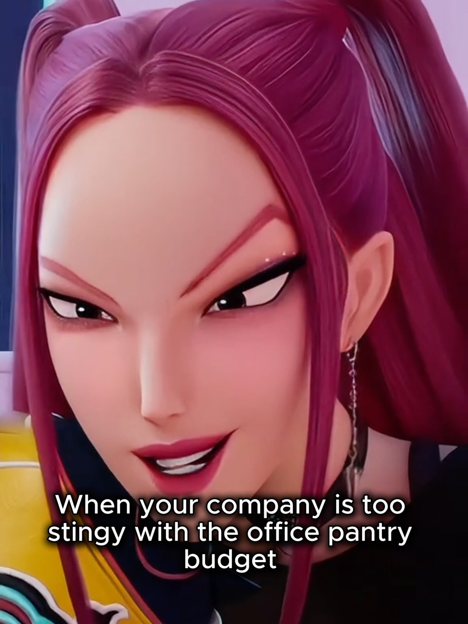 I’ma gear up and take you down… if you keep cutting the pantry budget ☠️ #exploitedworkers#kpop#kpopdemonhunters#stingy #officepantry #pantry #cheaplabor #memehr #corporatehumour #workmeme #corporatememe #officehumour #officememe #fyp #foryou #trending #viral #foryoupage #fy #trending #funny #duet #comedyvideo #worklife #HustleCulture #OfficeVibes #CorporateHumor #WorkMemes #OfficeHumor #JobStruggles #WorkBesties #CorporateLife #9to5Problems