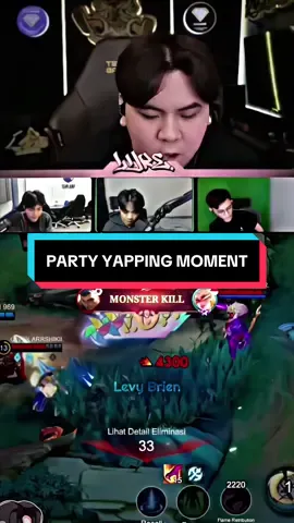 selalu ada something good di setiap livenya wkwk @Aeronn @luke #MLBBMysticMeow #MLBB #levybrien #aeronshikii #luke 