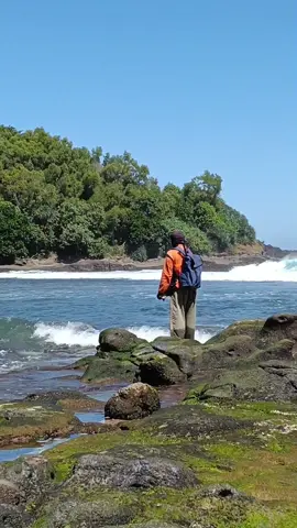 Bawa tegek aja sudah bahagia lho mancing dilaut. #mancing #mancingmania #spotmancing #spotmancingjogja #pantai #mancingdipantai #mancingdilaut #rockfishing #tegek #hiburanmancingmania #tombostres #cacinglaut 