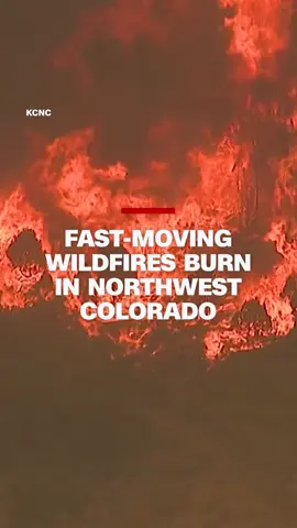 Multiple evacuation orders have been issued for Rio Blanco county in northwest Colorado due to fast-moving wildfires. The Lee Fire has nearly doubled in size as it approaches the town of Meeker. #cnn #news