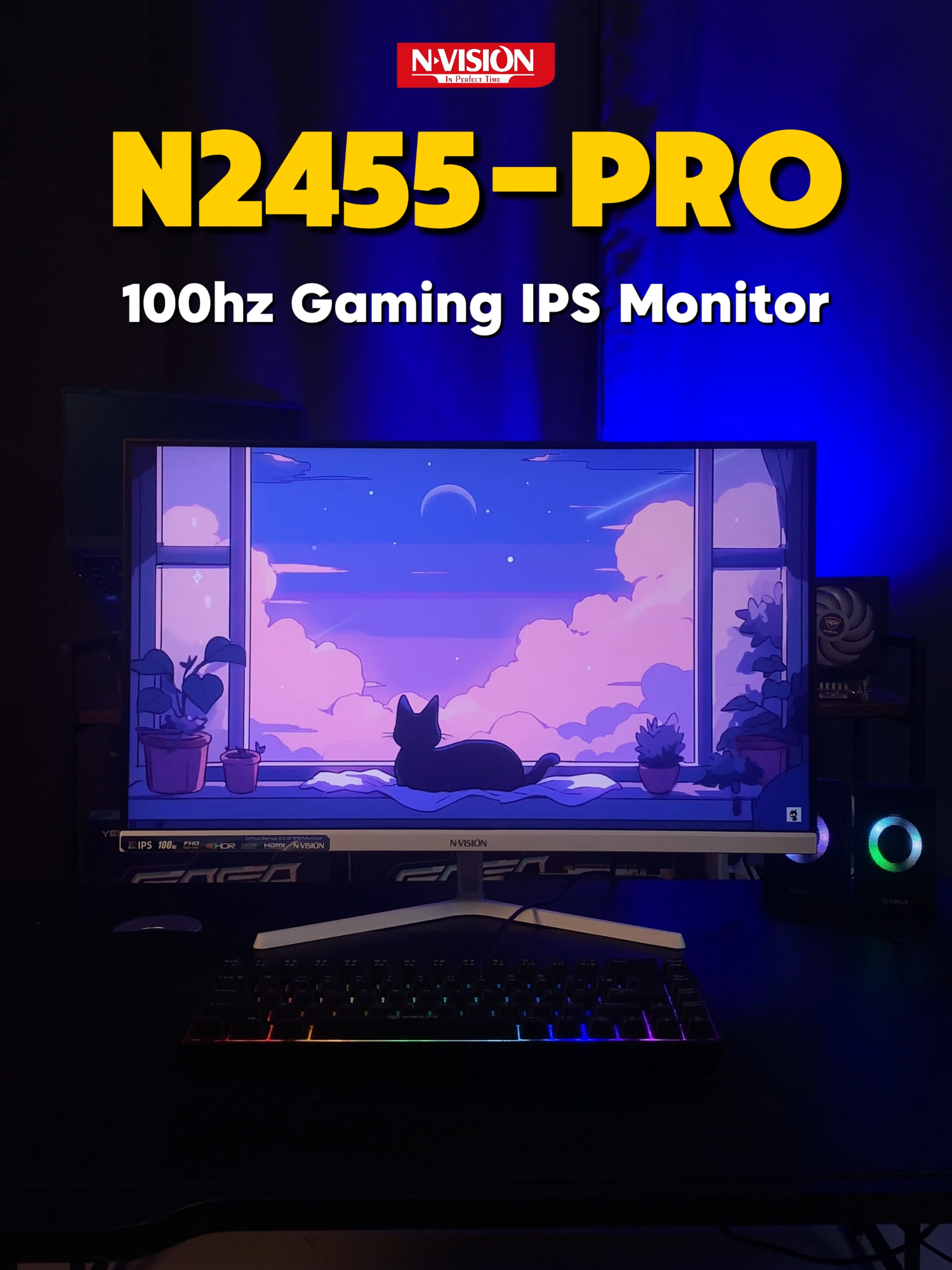 Akala mo mahal? Pero ‘di ka mapapamahal. 100Hz for under ₱4k — NVision N2455 Pro 👌 Mas malinaw, mas productive. Level up work-from-home! 💻💯 Lag? Di kilala yan dito. 100Hz smoothness for budget gamers⚡🔥 #Monitor #GamingOnTikTok #GamingPCPH #TikTokShopPH #Nvision #GamingSetup #tiktokshopPh #BawalMahina2025 #Valorant #Jesus #ToGodbetheGlory #fyp