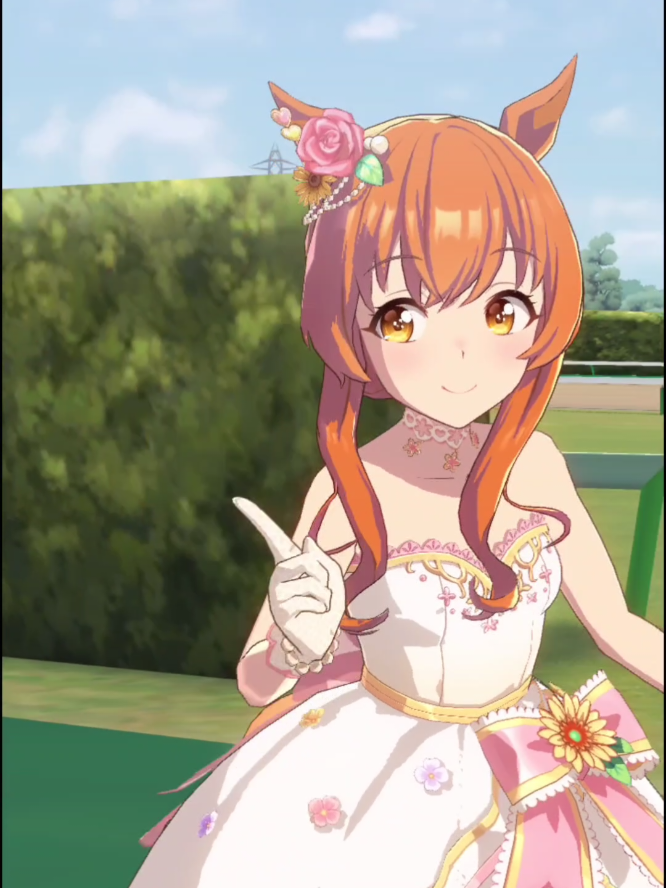 ウェディングマヤのG1勝利ポーズいいよね　#ウマ娘 　#マヤノトップガン 