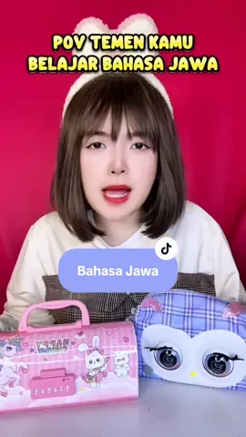 Temen kamu belajar bahasa jawa iB @Snow #pov #fyp 