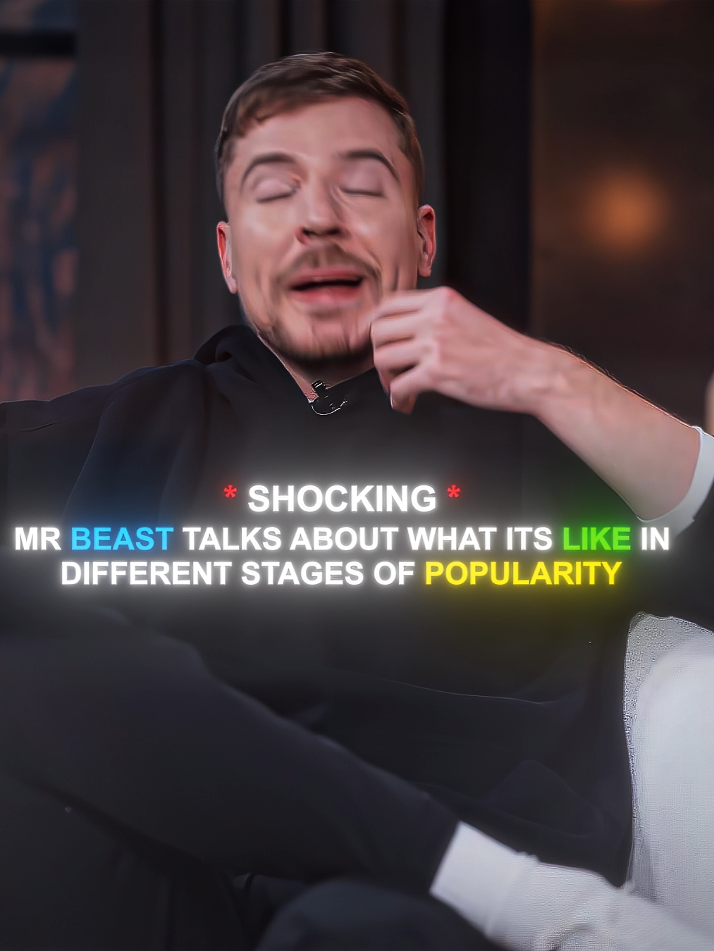 Mr beast talks about what its like in the different stages of popularity🤯🔥##mrbeast #youtuber #viral #fyp #podacst
