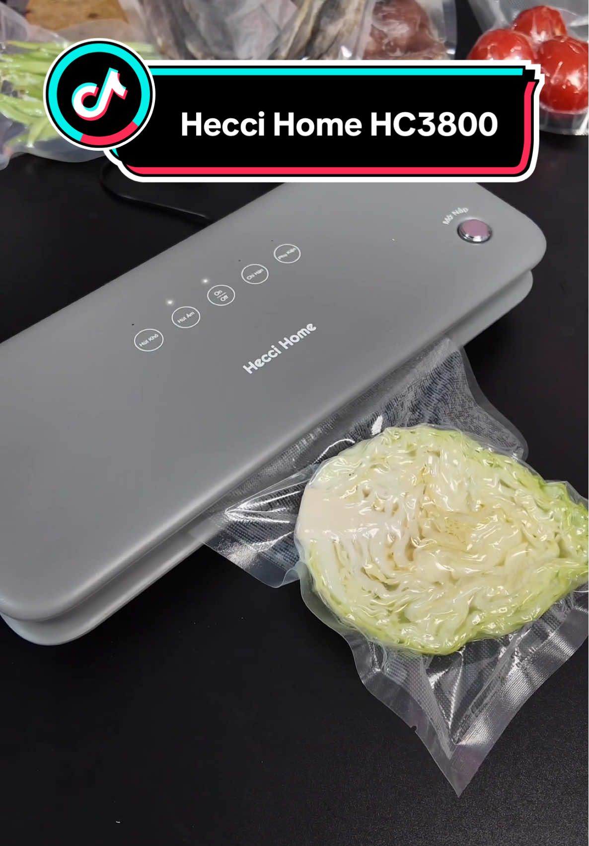 Máy hút chân không thực phẩm không kén túi Hecci Home HC3800 #mayhutchankhong #mayhutchankhongthucpham #reviewcotam 