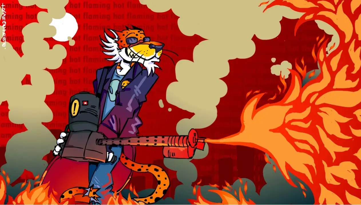 #artdump #adobeflash #postal #postal2 #cheetos #chestercheetah  i hope you block me🐛 @Chester Cheetah @Running With Scissors 