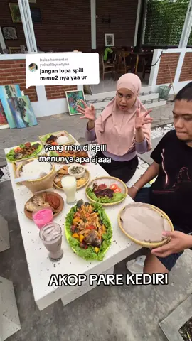 Membalas @yulisalleysofyan  menu warung langit #akoppare #cafesawah #cafeakop #kampunginggris #pare 