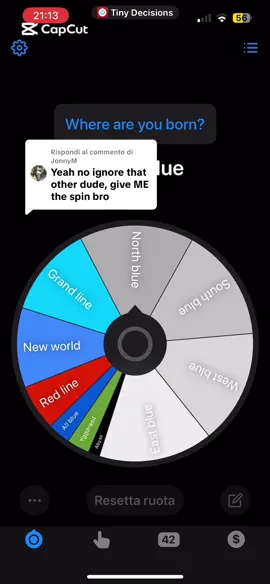 Risposta a @JonnyM  Gotta say it: crazy run for the new strawhat member #wheel #onepiece #wheelspin #onepiecewheel 