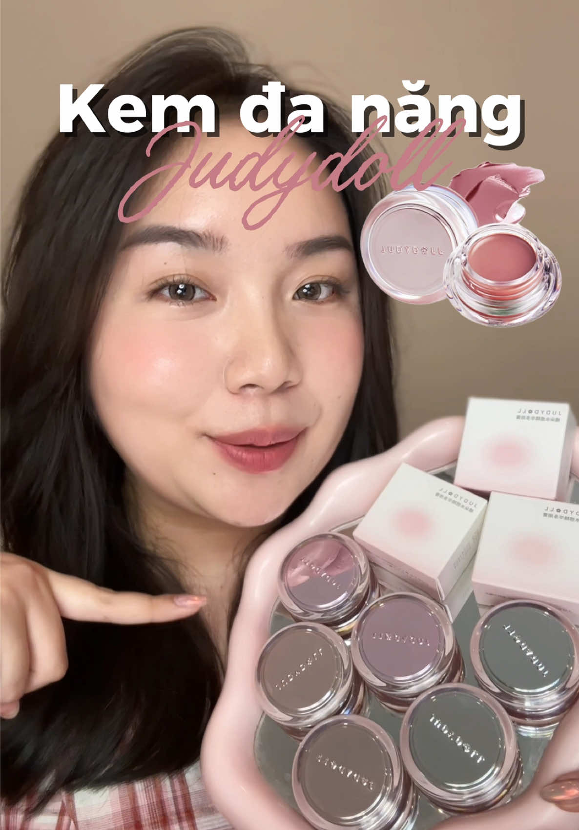 Sưatch & Review 6 màu kem đa năng Yoyo Balm Judydoll #thuvienmakeup #reviewlamdep #BeautyTok #goclamdep #fyp 