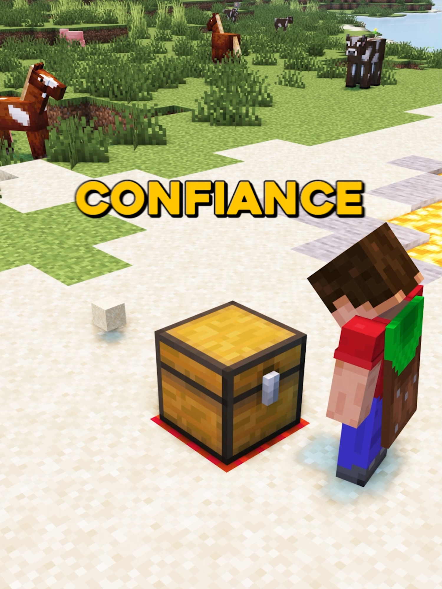Ne lui fait jamais confiance sur Minecraft 😟 #Minecraft #pourtoi #fyp #foryoupagе #minecraftmemes