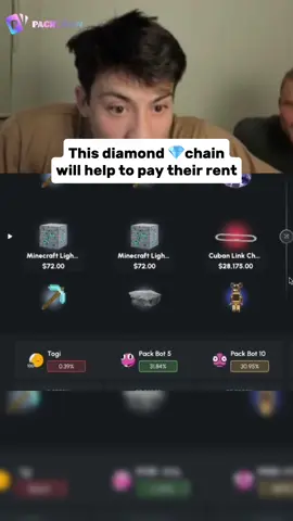 this diamond chain will help to pay their rent #kickstreaming #togi 