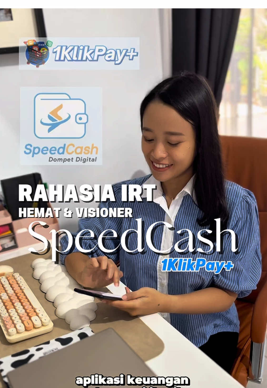 Siapa bilang IRT kerjaannya cuma rebahan aja ? Bangun pagi udah sibuk ngurus keperluan sekolah anak, lanjut beberes rumah dan masih jadi Menteri Keuangan keluarga 😆😆 Suka RIBET pas masih banyak kerjaan, tapi harus ngatur tagihan bulanan mulai dari bayar SPP Sekolah, Bayar Tagihan Air dan Listrik, Bayar BPJS, Beli Pulsa dan belum lagi harus transfer-transfer ke banyak Rekening Bank lain.. Kebayang ngga lama dan borosnya Biaya Admin ? Tapi itu dulu, sekarang aku pakai 1KlikPay+ dari SpeedCash.. Aplikasi cerdas buat ibu ibu hemat karena kita bisa masukin semua tagihan dalam 1 keranjang tinggal klik sekali langsung beres dan tanpa biaya admin berulang ✨ ✅ HEMAT WAKTU ✅ HEMAT TENAGA ✅ HEMAT BIAYA ADMIN Serius aku udah coba dan buktikan sendiri sepraktis itu dan sehemat itu, cocok untuk para IRT, Pebisnis, Mahasiswa / Pelajar dan orang-orang yang ngga suka ribet ‼️ Yuk download SpeedCash SEKARANG JUGA, sudah dipakai lebih dari 3juta pengguna lho, kamu kapan ? Follow : @Dompet Digital SpeedCash  #SpeedCash #1KlikPay+ #GoDigital #Momfluencer #DailyTips  