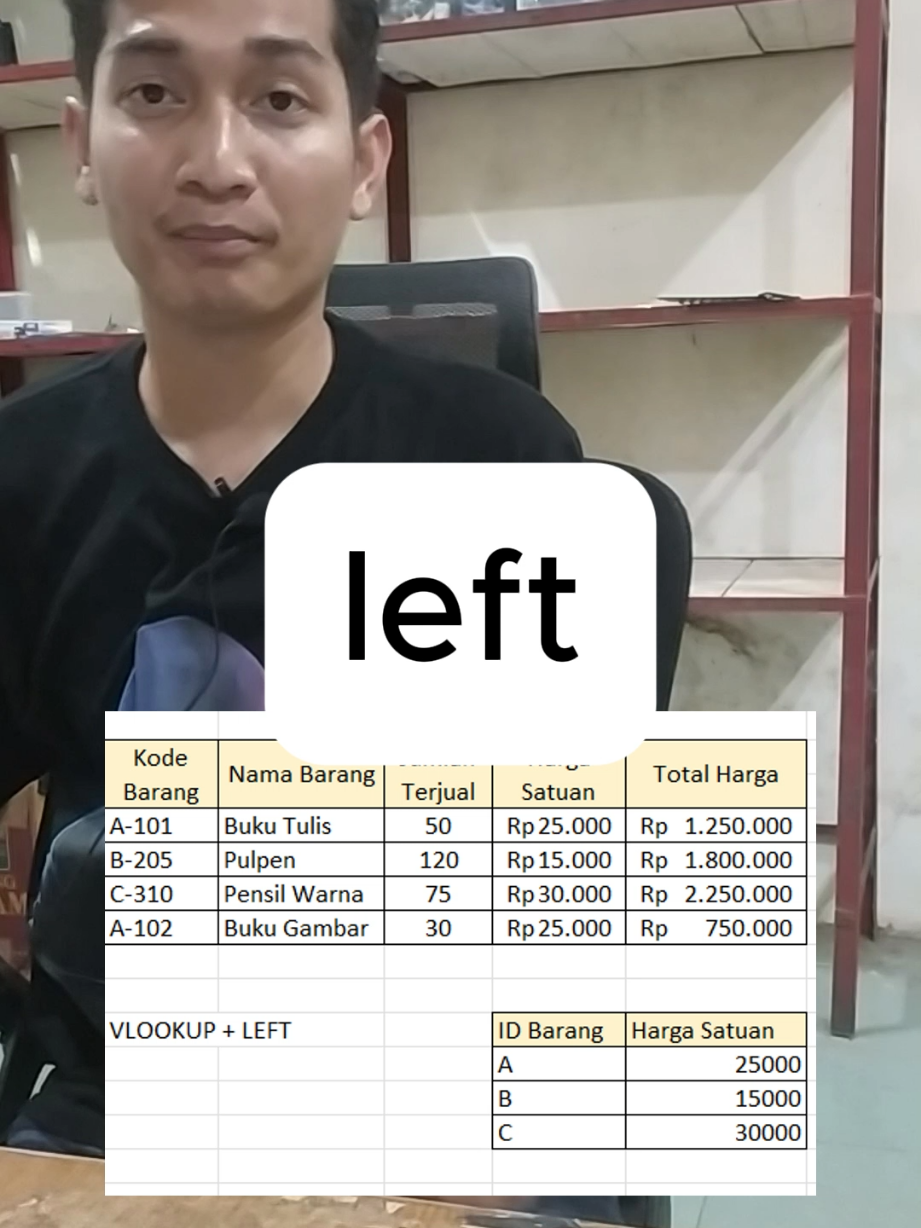 left di Excel #leftformulainexcel #excel 