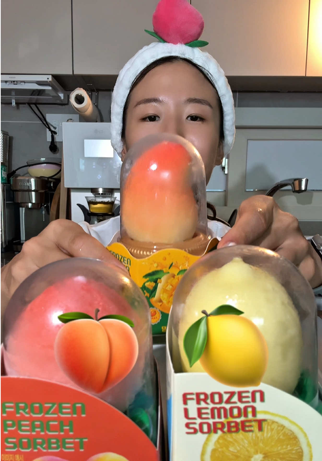 프로즌 소르베 아이스크림 #먹방 #mukbang #asmr #한판만 #mukbangasmr 