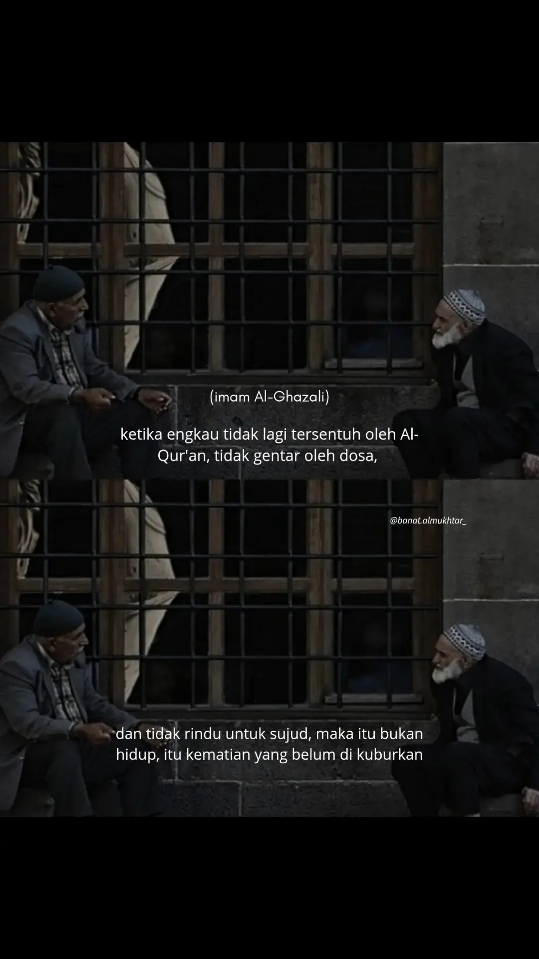 Betapa ngerinya hati yang mulai beku… Saat ayat-ayat Allah tak lagi menggetarkan dada, saat maksiat terasa biasa saja, dan sujud tak lagi jadi tempat ternyaman untuk pulang. Bukan karena Allah menjauh, tapi karena hati kita yang terlalu sibuk mencintai dunia, hingga lupa bagaimana rasanya hidup bersama cahaya-Nya. Wahai diri… Jika engkau merasa jauh, kembalilah. Karena Allah tak pernah meninggalkan—kitalah yang sering berpaling. #deen #islamvibes #fyp #reminderislamic #reminder #motivasi #nasheed #foryou #hijrah #quotes #selfreminder 