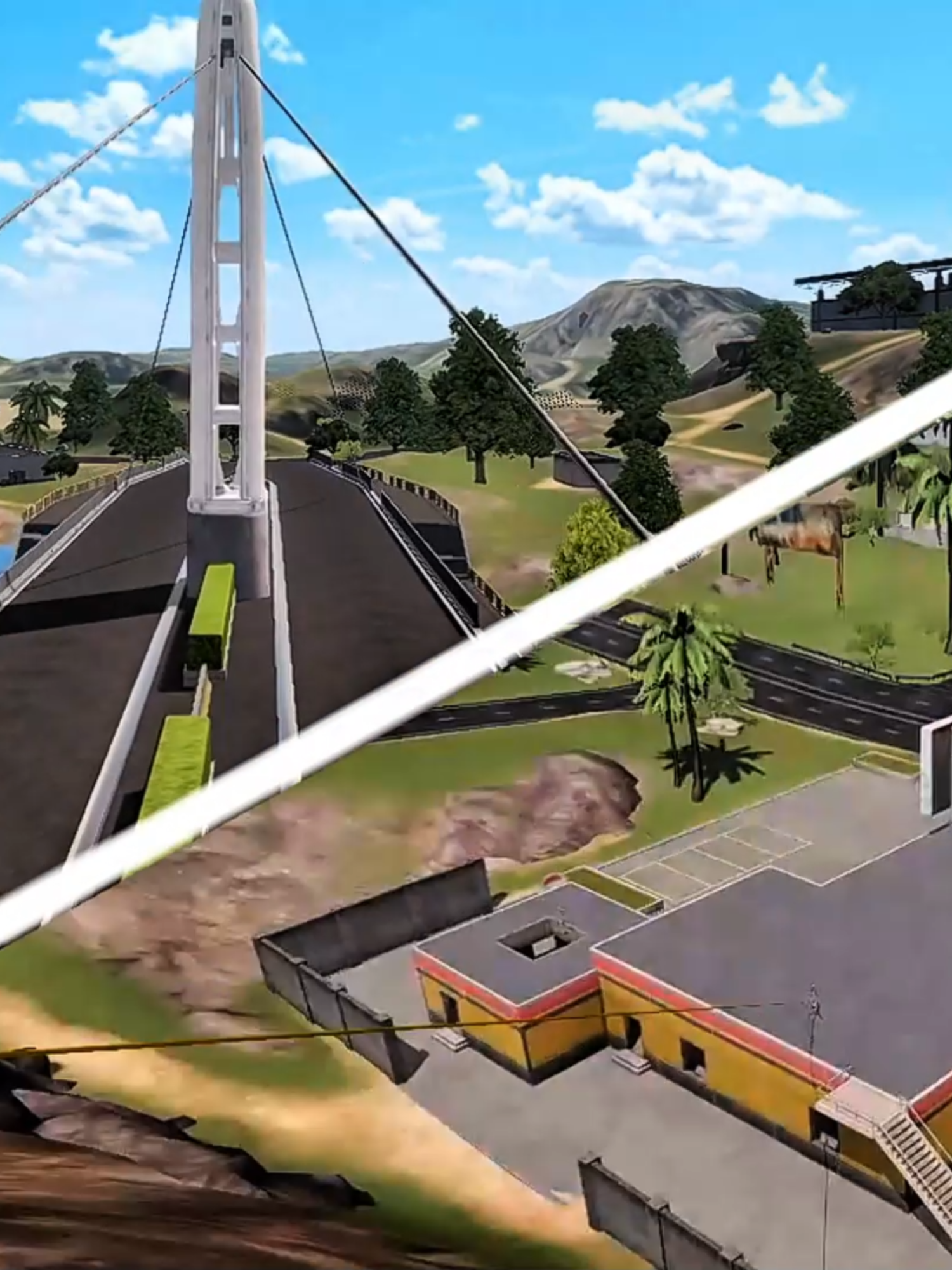 LEAKED INTEL: Skyline Beach features ziplines and skybridges, the perfect escape route. #BloodStrike #BS #SkylineBeach