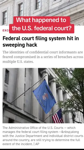 What happened to the U.S. federal court? #USA #usfederalcourt 