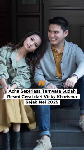 Majelis hakim Pengadilan Agama Jakarta Pusat, resmi memutus cerai pasangan Acha Septriasa dan Vicky Kharisma sejak 19 Mei 2025. Putusan tersebut dijatuhkan secara verstek karena, Vicky Kharisma, tidak hadir dalam persidangan meski telah dipanggil secara sah dan patut. #achaseptriasa #vickykharisma #cerai #pernikahan #gosipartis #viralditiktok 