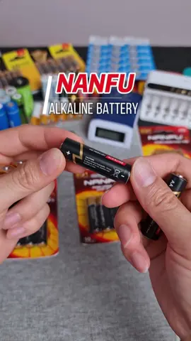 Pin Kiềm AA / AAA Alkaline NANFU điện áp 1.5V, dung lượng cao #pin #pinaa #pinaaa #pinkiem #alkaline #nanfu #dientutienich 