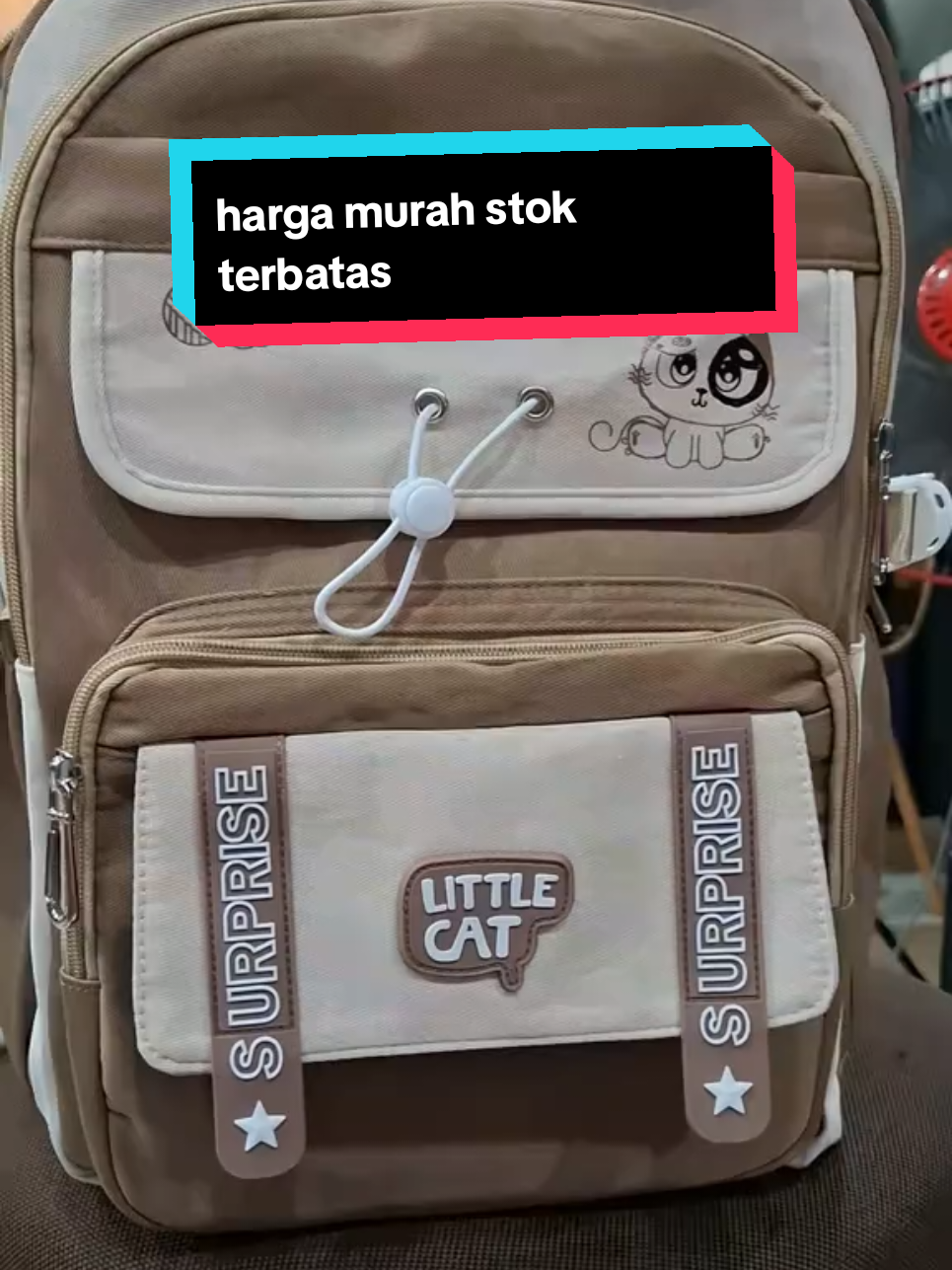 ransel import bahan tebal dan banyak ruangan #promoguncang88 #modalkontendoang #anaksdviral #tassekolah #taswanita #import 
