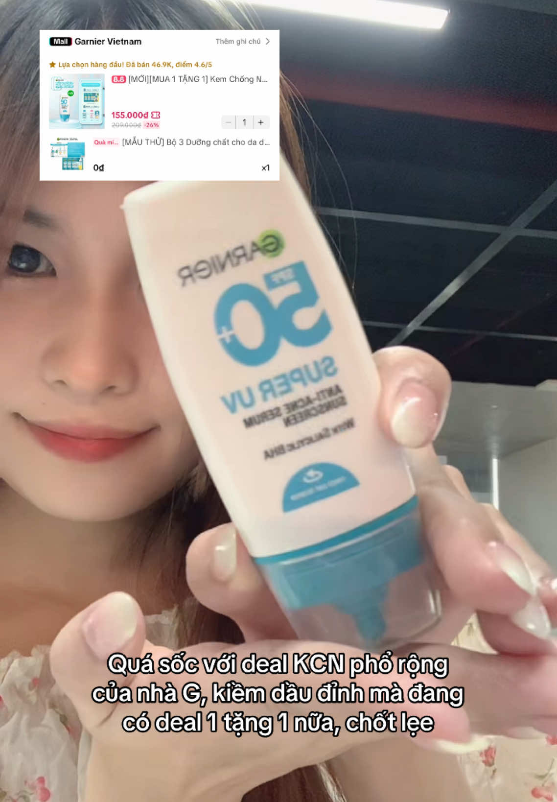 Nay xuống giá thấp hơn hôm bữa lun nè, bà nào chưa săn thì săn liền nhaa #viral #trending #fyp #deal #garnier 
