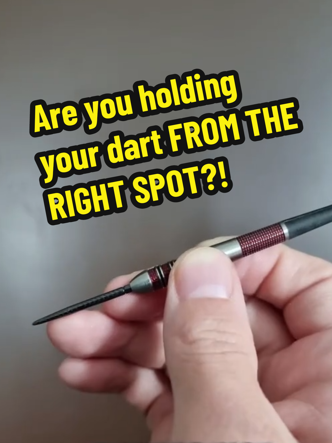 You’ve got your grip… but is it really the right spot? Most darts have a balance point for a reason and gripping in the wrong place might be messing up your throw without you even realizing it. Let’s fix that. 👇 #darts #dartscommunity #fyp #darts🎯 #beginnerdarts #dartspractice #dartstutorial #dartstips #501 #dartsknowledge #darts4fun#viral #dartslife