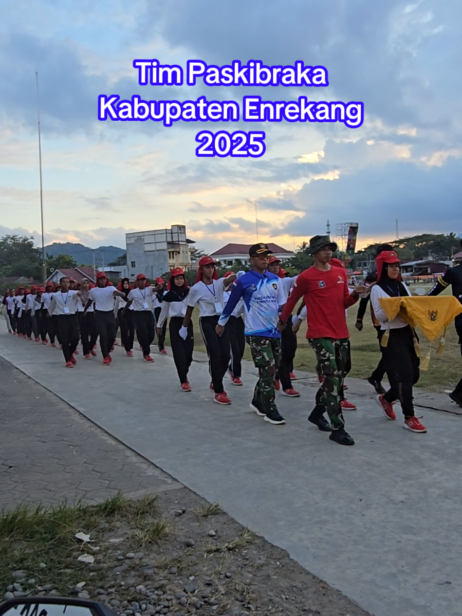 Semangat untuk Tim Paskibraka 2025 Kabupaten Enrekang #paskibraka #paskibrakaenrekang2025 #paskibra #enrekang #hutrike80 