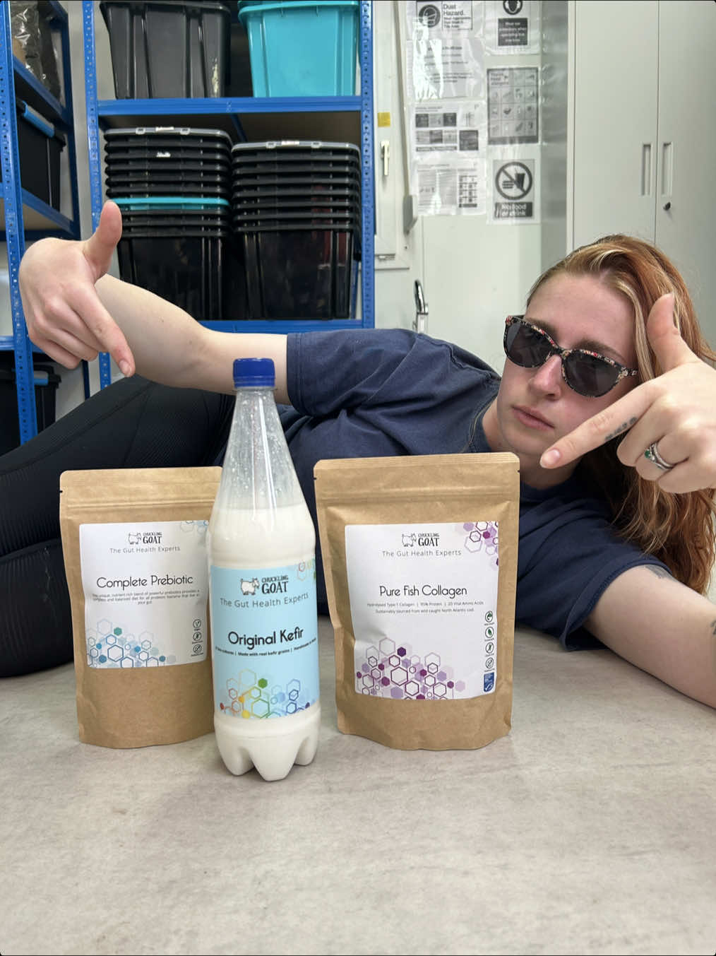 YOU NEED THIS! #funnytiktok #comedy #kefir #prebiotic #guthealth #chucklinggoat  