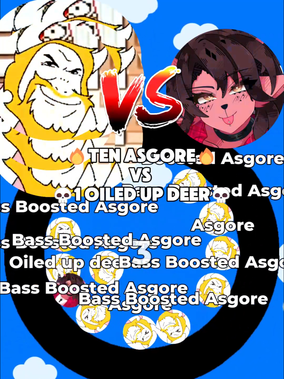 10 Asgores vs 1 oiled-up deer… and somehow it’s still a fair fight 😭🦌💪 #MarbleRace #Asgore #DeerDefense #EpicBattle #FunnyMarbles 
