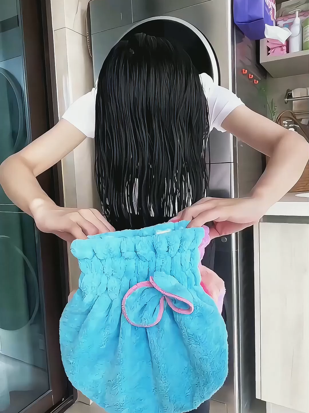หมวกอาบน้ำรุ่นนี้ซึมซับได้สูงและดูดซับความชื้นจากเส้นผมได้อย่างรวดเร็ว#หมวกคลุมผม #ผ้าเช็ดผม