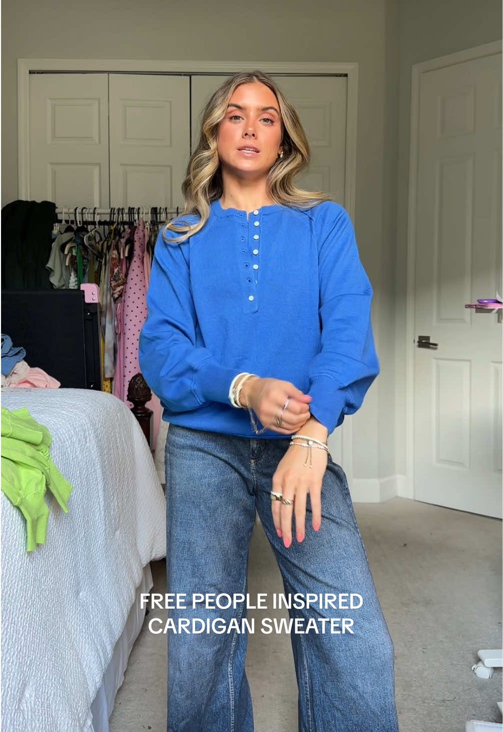 didn’t own any cardigans until last year and now I own a million this one is going to be my most worn this year I can already tell 😌 size small I’m 5’4. I love the button details and the buttery fabric!!  #caridgan #cardiganoutfit #cardigansweater #summersweater #buttoncardigan #buttonsweater #sweater #fallfashion #fallstyle #falloutfitinspo #freepeople #lookforless #affordablefashion #budgetfriendly #budgetfashion #freepeopleinspired @Uaneo #tiktokshopbacktoschool #tiktokshopcreatorpicks 