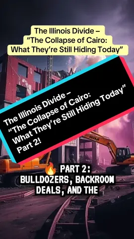 They bulldozed public housing, displaced hundreds, and never looked back. This was never about safety—it was about control. #TheIllinoisDivide #CairoIL #HousingScandal #BlackDisplacement #ForgottenIllinois 👉 Like, comment, and FOLLOW if you’re tired of fake “urban renewal” that only benefits developers. We’re just getting louder. Part 3 is next.  •	The Illinois Divide 	•	Forgotten Illinois 	•	Downstate History 	•	Black Midwest 	•	Erased History 	•	Southern Illinois 	•	Redlined Towns 	•	Working Class Erasure 	•	Union Busting 	•	State Neglect 	•	Historical Suppression 	•	Abandoned Black Towns 	•	Civil Rights Midwest 	•	Two Illinois  	•	Cultural Erasure. •	Designed to Fail 	•	Political Betrayal 	•	Chicago Power Grab 	•	Black Towns Targeted 	•	Systemic Abandonment 	•	State-Sanctioned Collapse 	•	History They Erased 	•	Economic Warfare 	•	Segregation by Design 	•	Union Power Crushed 	•	Truth They Won’t Teach 	•	Divided State 	•	Blueprint for Oppression. •	#TheIllinoisDivide 	•	#ForgottenIllinois 	•	#ErasedHistory 	•	#BlackHistoryMatters 	•	#RedliningTruth 	•	#UnionStrong 	•	#DownstateIgnored 	•	#CairoIL 	•	#MidwestHistory 	•	#CivilRightsSuppressed 	•	#WorkingClassHistory 	•	#TheyLetItDie 	•	#TwoIllinois 	•	#HiddenHistory 	•	#PoliticalNeglect
