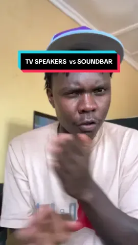 Tv speakers vs soundbar#soundbar #tv #speakers #techtok 