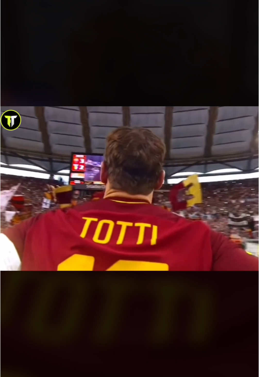 Francesco Totti says goodbye to AS Roma ❤️🧡 #totti #francescototti #roma #asroma #football #stadioolimpico #fans  #italy #calcio #fußball
