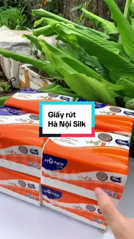 Combo  8 gói khăn giấy rút Hà Nội Silk #review #viralvideo #giayruthanoisilk 