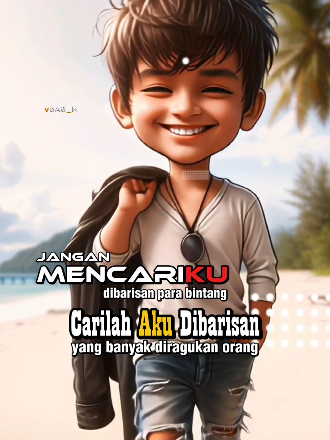 Jangan mencariku dibarisan bintang