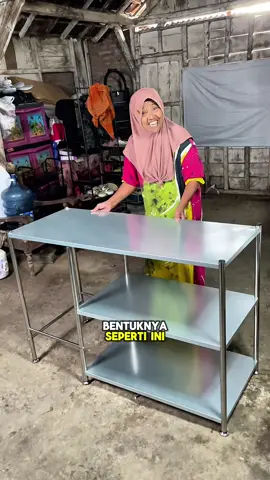 Jangan maksa suami bikin dapur cantik yo cah , mending beli meja dapur ini saja dlu #mejadapur #mejakompor #mejakompor2tungku #wibgajian #cuantanpabatas 