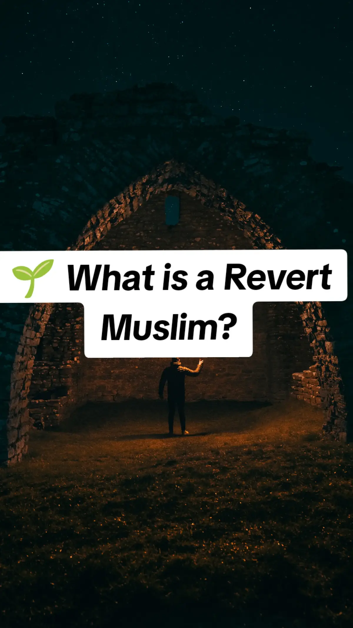 What is a Revert Muslim? #fyp #foryoupage #muslimrevert #islamic_video #revert #muslimtiktok 