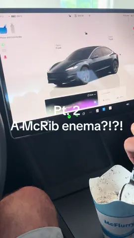 Why did my car tell me to put a McRib up my ass?  #grok #tesla #elonmusk 