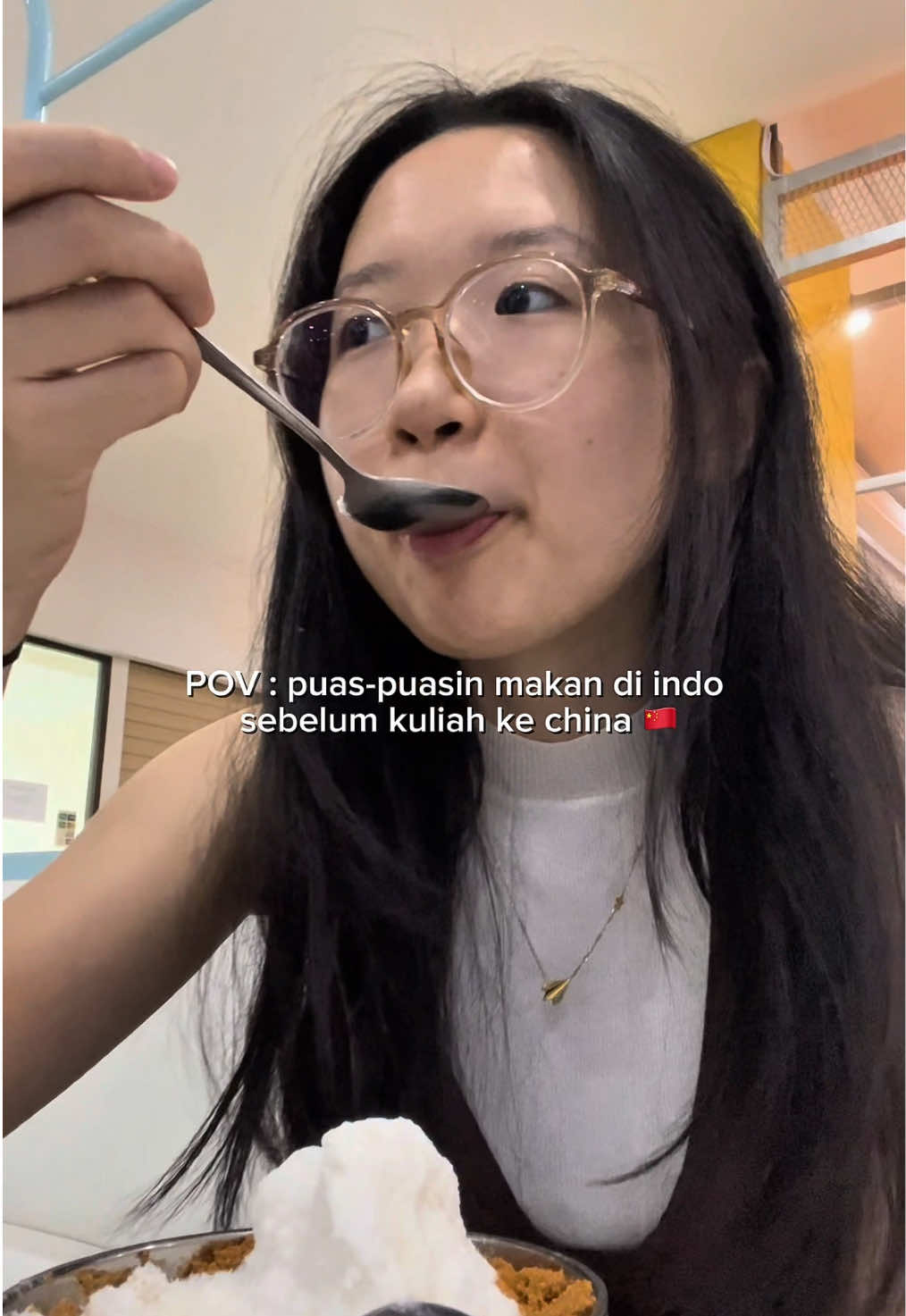 biar nanti ga kangen 🥲 #china #chinauniversity #university #food 