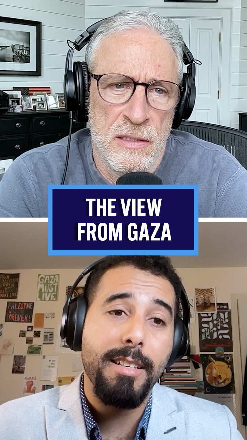 Jon welcomes Pulitzer Prize-winning poet Mosab Abu Toha for his firsthand experience from Gaza. An all-new #TheWeeklyShow is out now. #Politics #JonStewart 