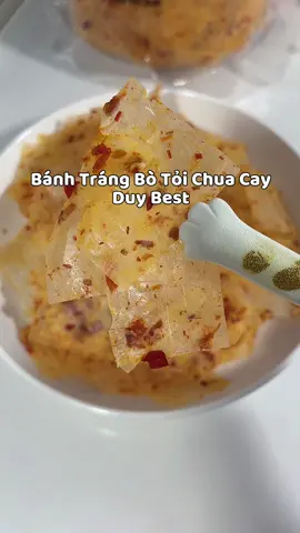 bánh tráng bò tỏi chua cay Duy Best #anvat #anvatcungpiu #mukbang #banhtrang 