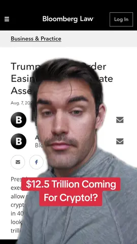 August 7th, 2025 - 401ks are gonna give us some juice of this happens! #crypto #bitcoin 