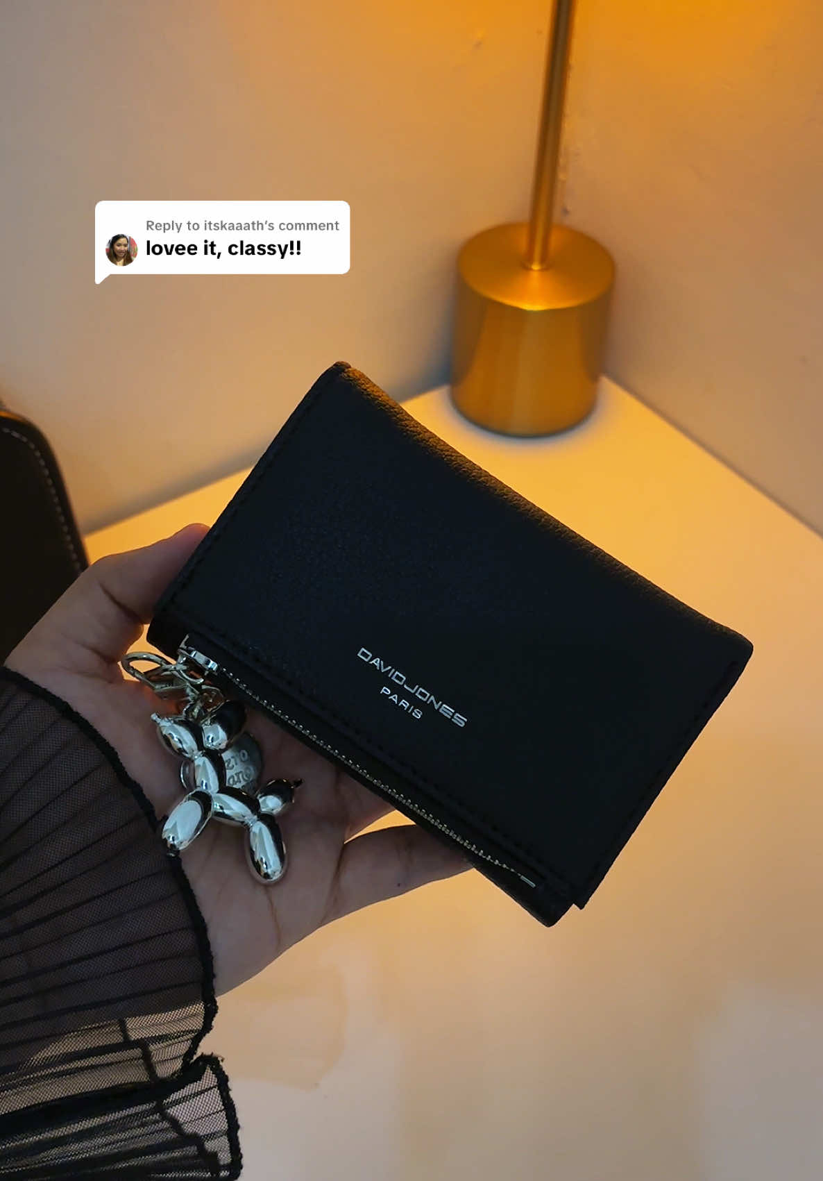 Replying to @itskaaath black wallet reco ✨ #davidjonesleatherwallet #davidjonesparis #davidjonesparisleatherwallet #blackwalletreco #davidjoneswallet 