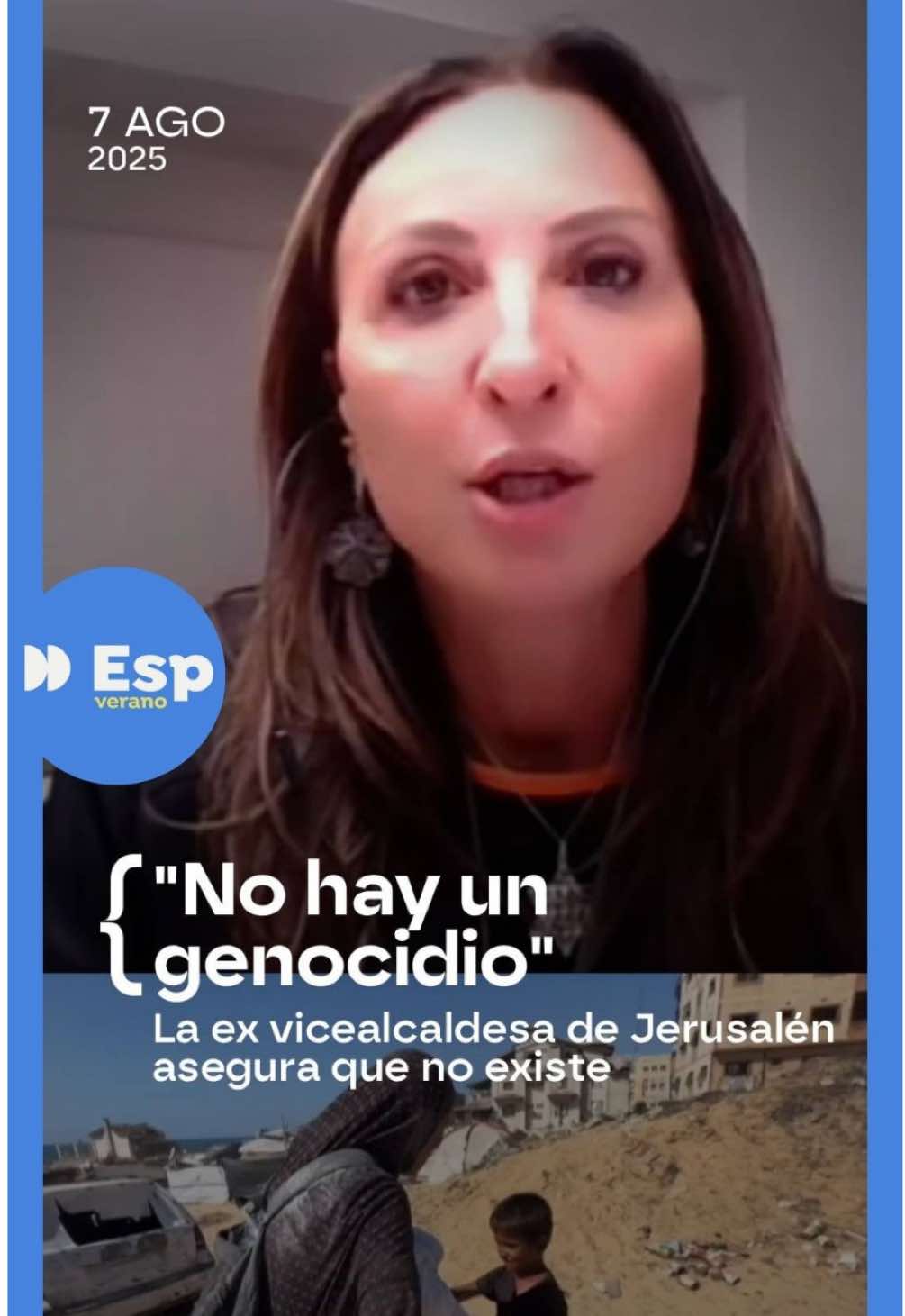 🗣️ “No hay un genocidio en Gaza” 🇮🇱 Es lo que asegura la ex vicealcaldesa de Jerusalén Fleur Hassan-Nahoum  📲 Más contenidos en la web de #EspejoPúblico #TeleEnTiktok 