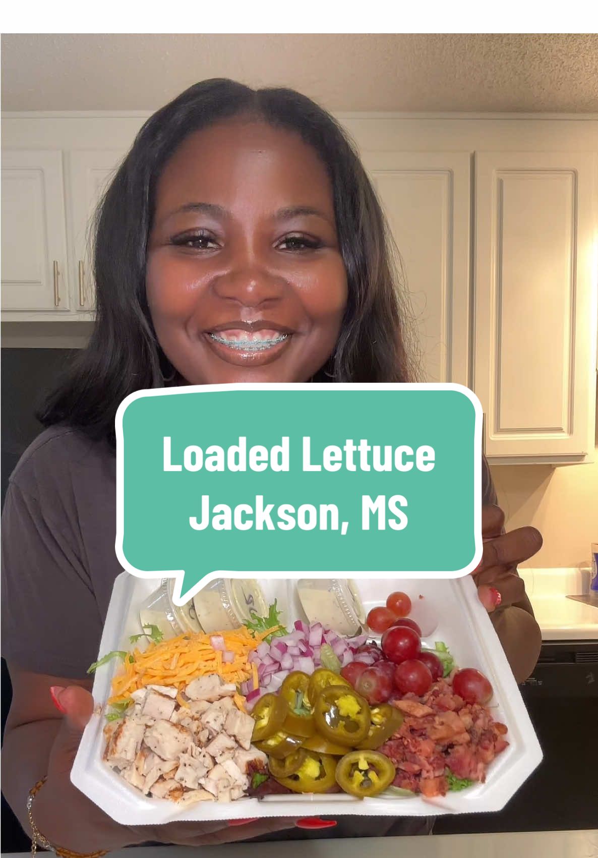 Loaded Lettuce in Jackson, Ms is officially on the clock. ⏰ 😮‍💨 #fyp #foryou #foodinfluencer #foodcritic #loadedlettuce #Foodie #jacksonms #influencer #salad 